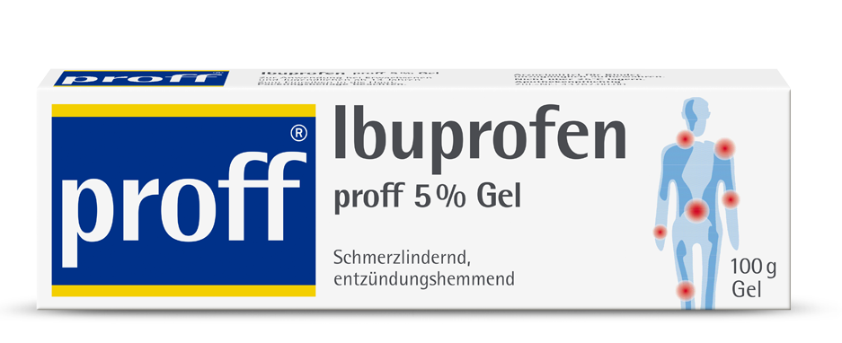 Ibuprofen proff® 5% Gel