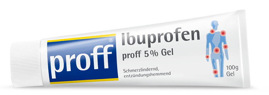 Ibuprofen proff® 5% Gel