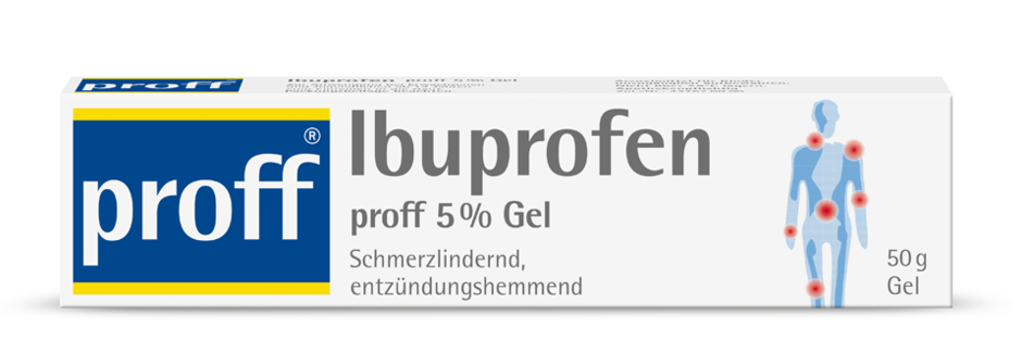Ibuprofen proff® 5% Gel