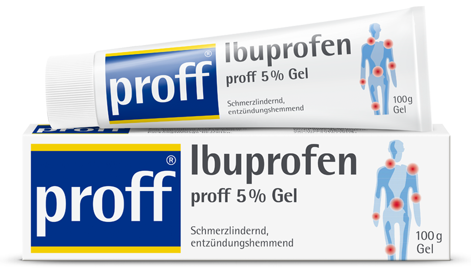 Ibuprofen proff® 5% Gel